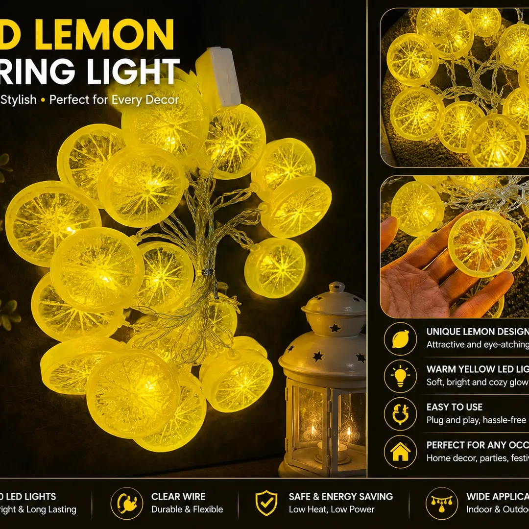 LED Lemon Slice String Lights