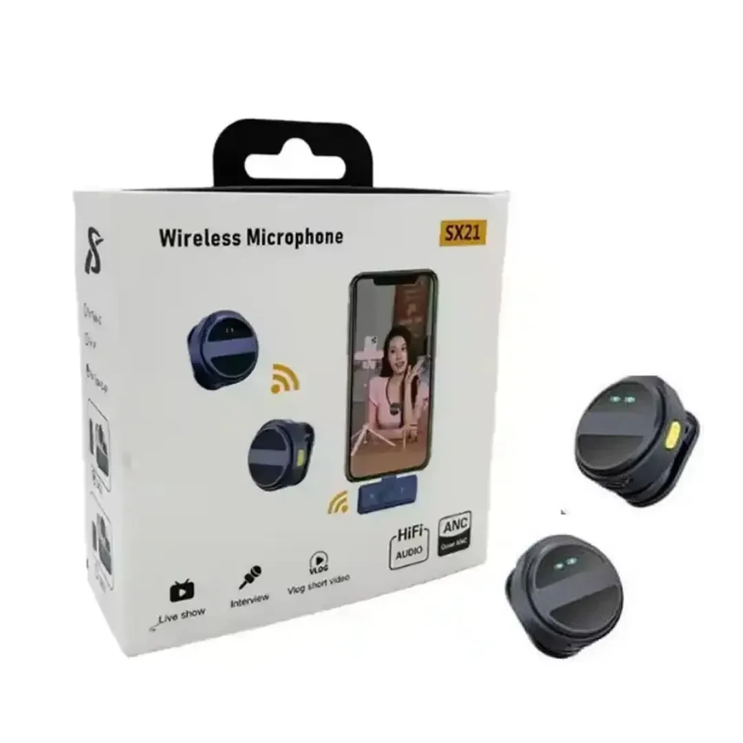 SX21 Dual Wireless Lavalier Microphone